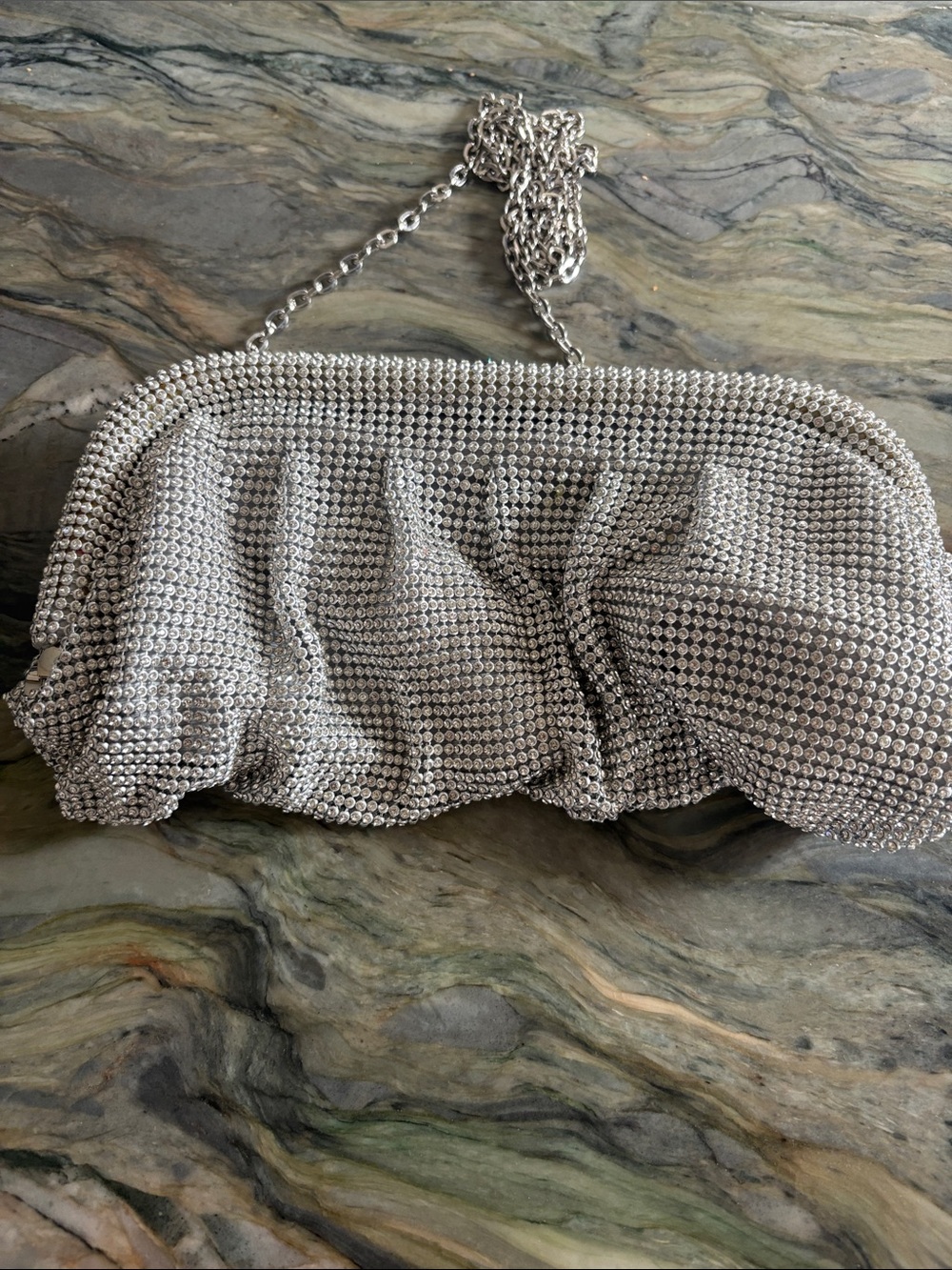 Silver Evening Clutch
